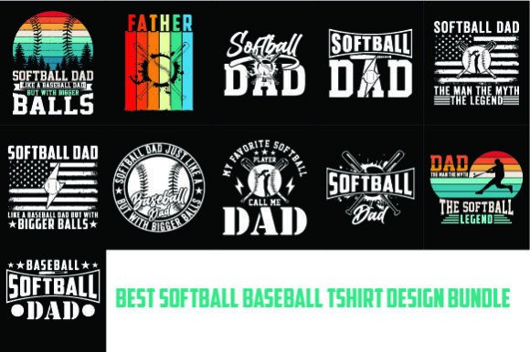 Best Softball Tshirt Design Bun: Graphics & Crafts