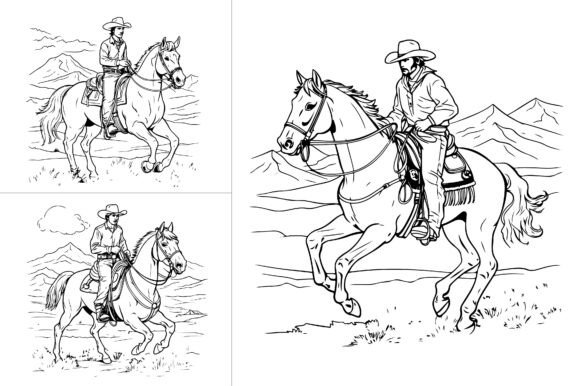 Cowboy Graphics for Crafts Projects