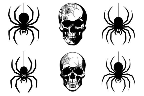 Halloween Clipart Line Art Silhouette
