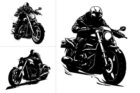 Motorcycle Silhouette Vector