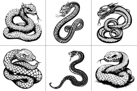 SNAKE LUNAR NEW YEAR GRAPHICS