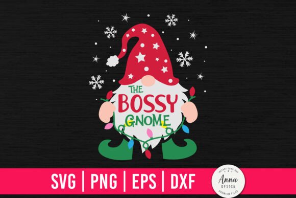 The Bossy Gnome Sublimation Graphics