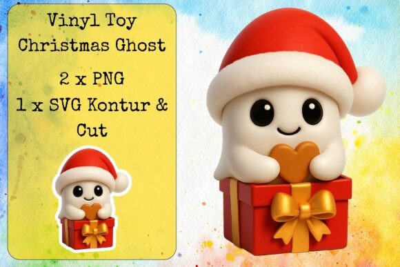 Vinyl Toy Christmas Ghost 2
